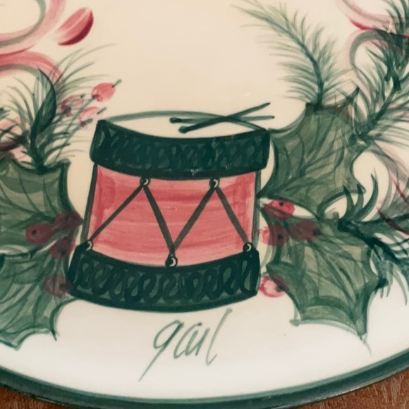 Gorgeous, mint condition, Gail Pittman platter.  Vintage, 1980!  Spectacular! - Picture 3 of 7